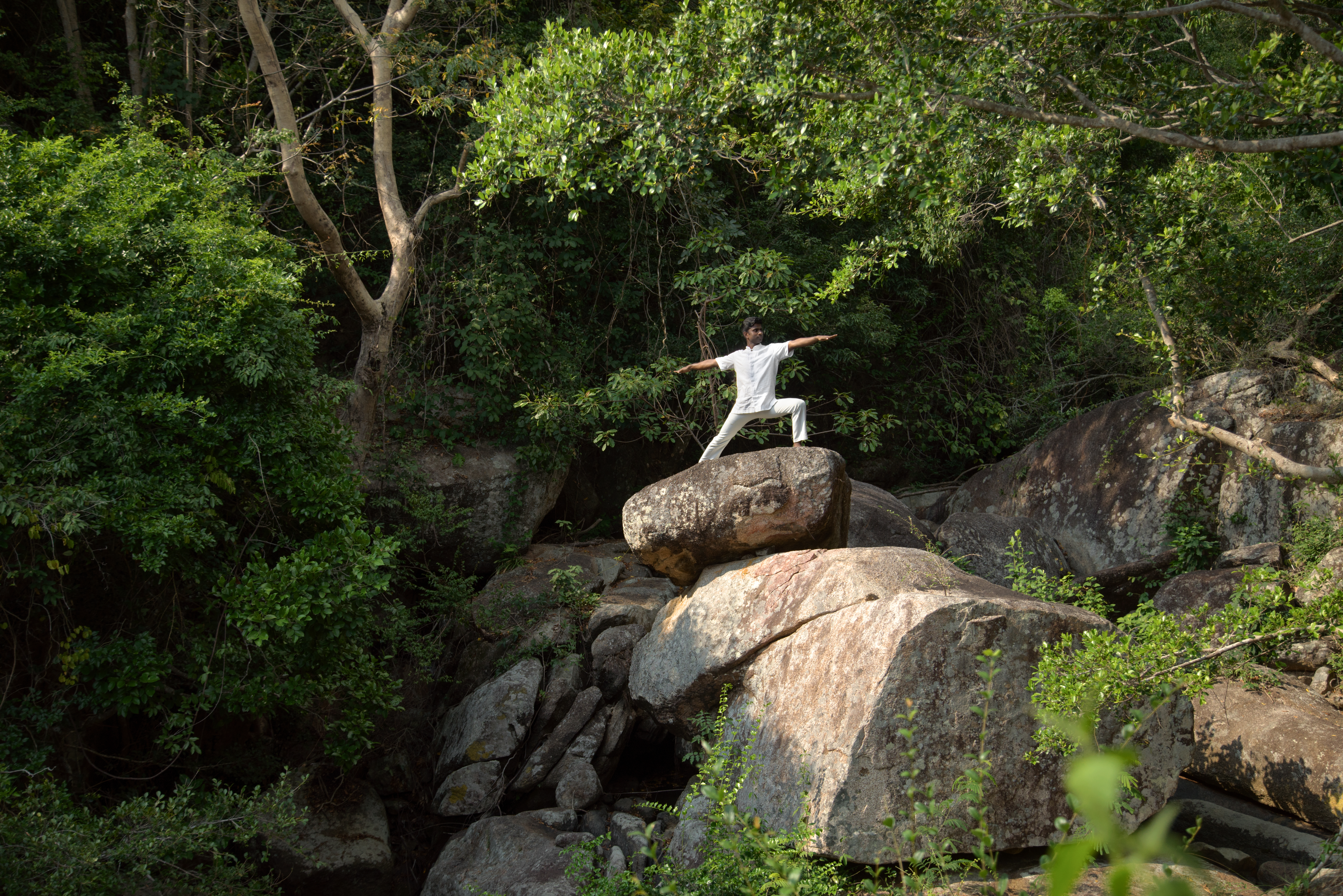 Yoga on the Rocks