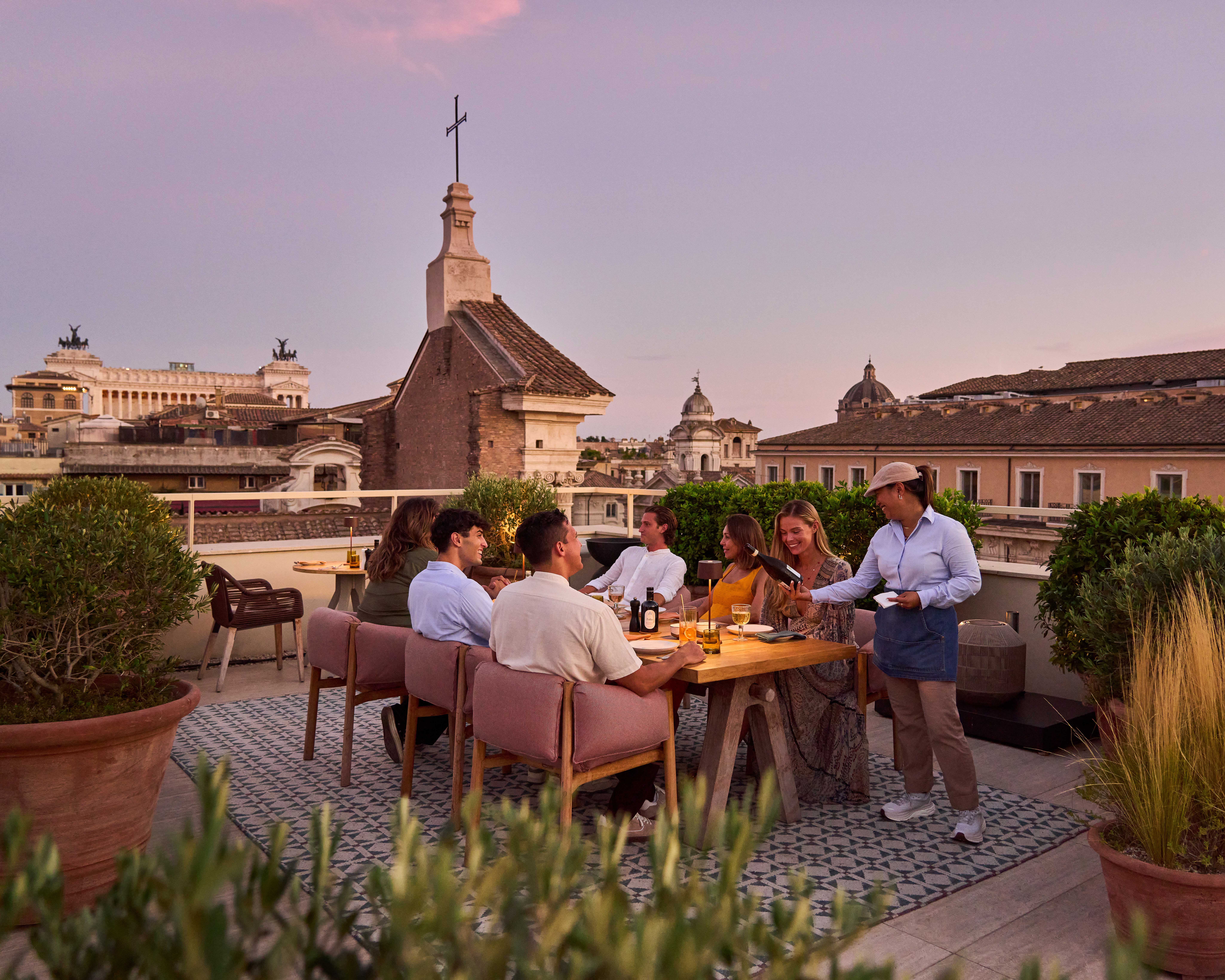 NOTOS Rooftop gathering
