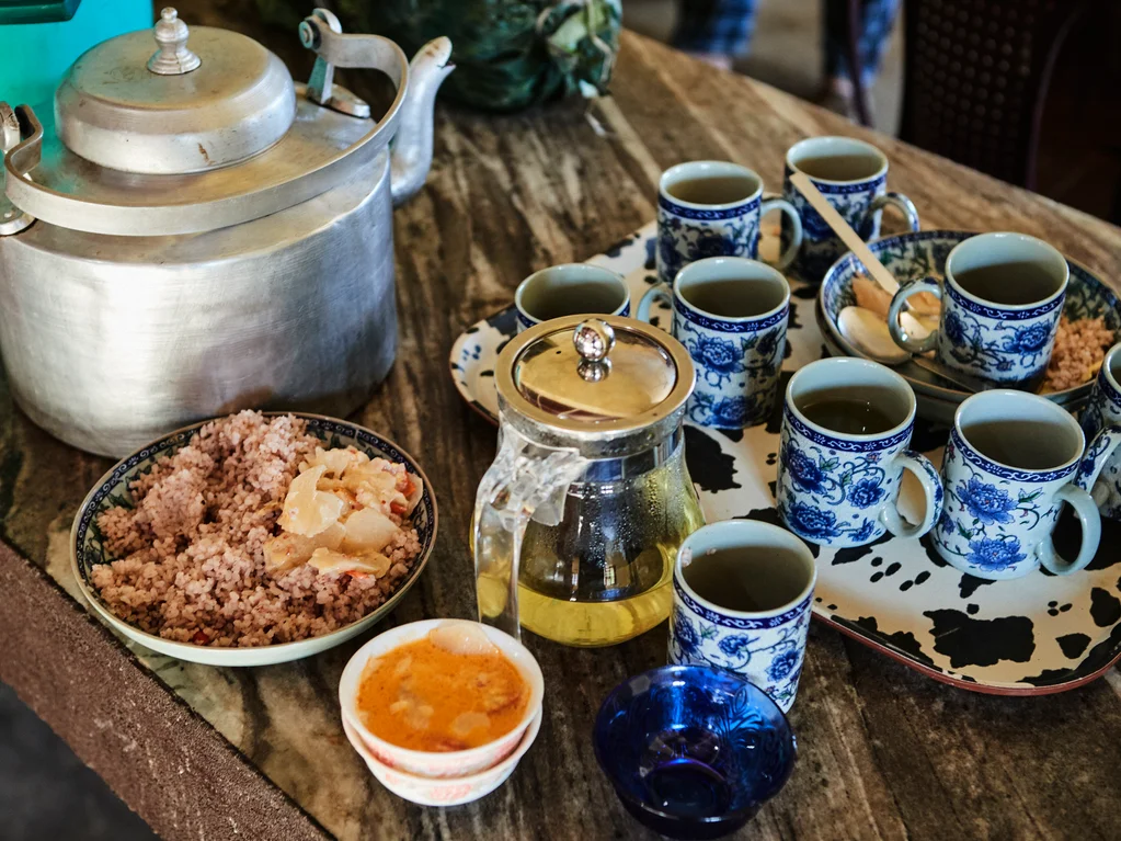 Breakfast with the Monks