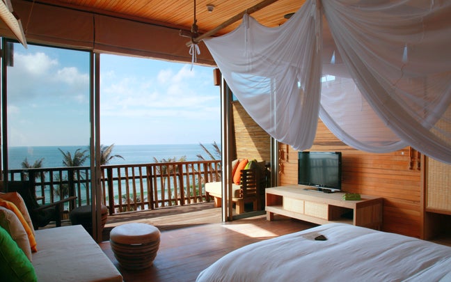 Beachfront Duplex Pool Villa