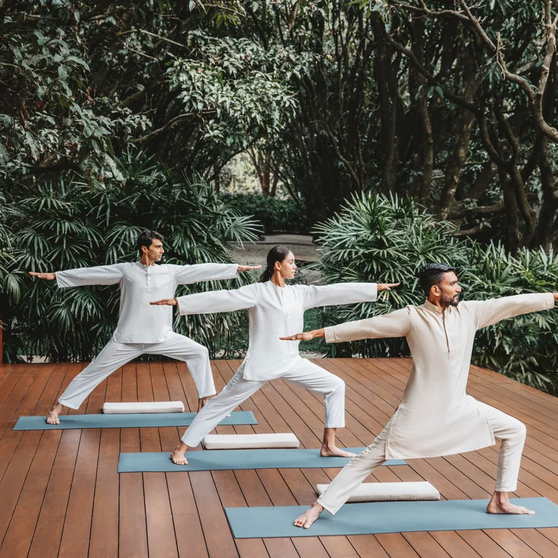 Yoga at Six Senses Vana