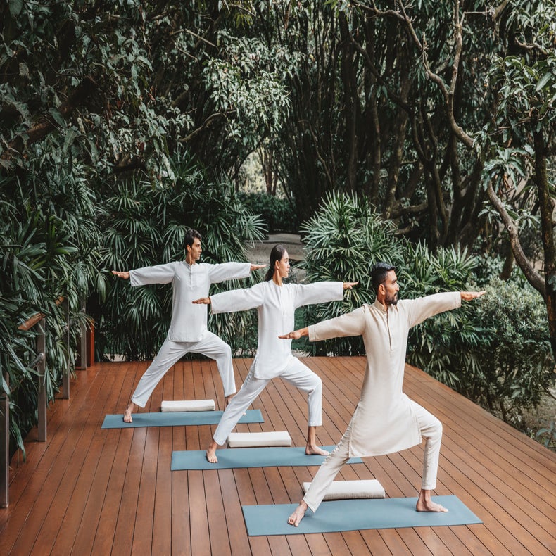 Yoga at Six Senses Vana