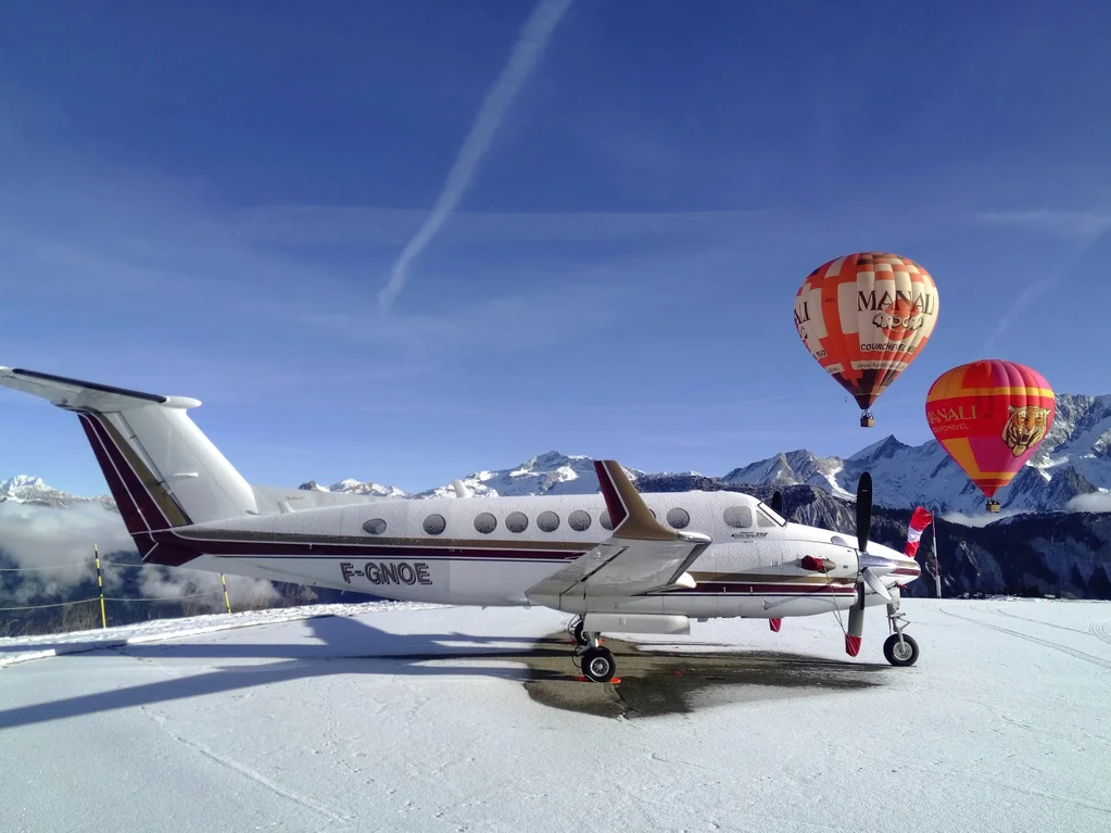 Hot Air Balloon Flight in Courchevel