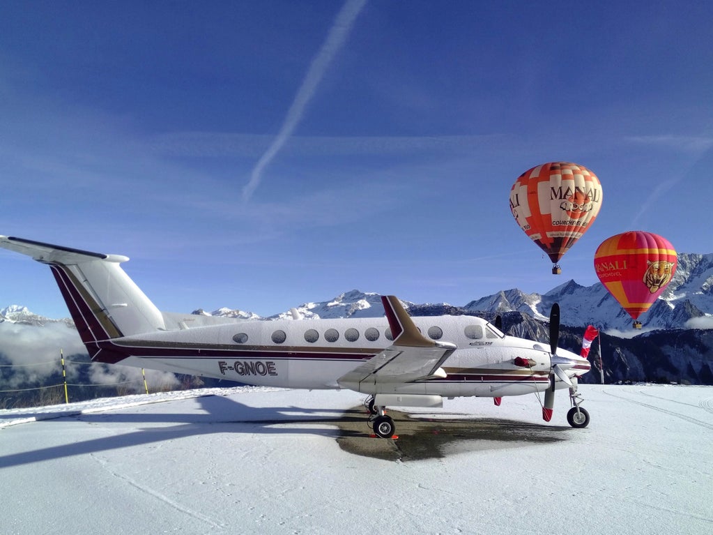 Hot Air Balloon Flight in Courchevel