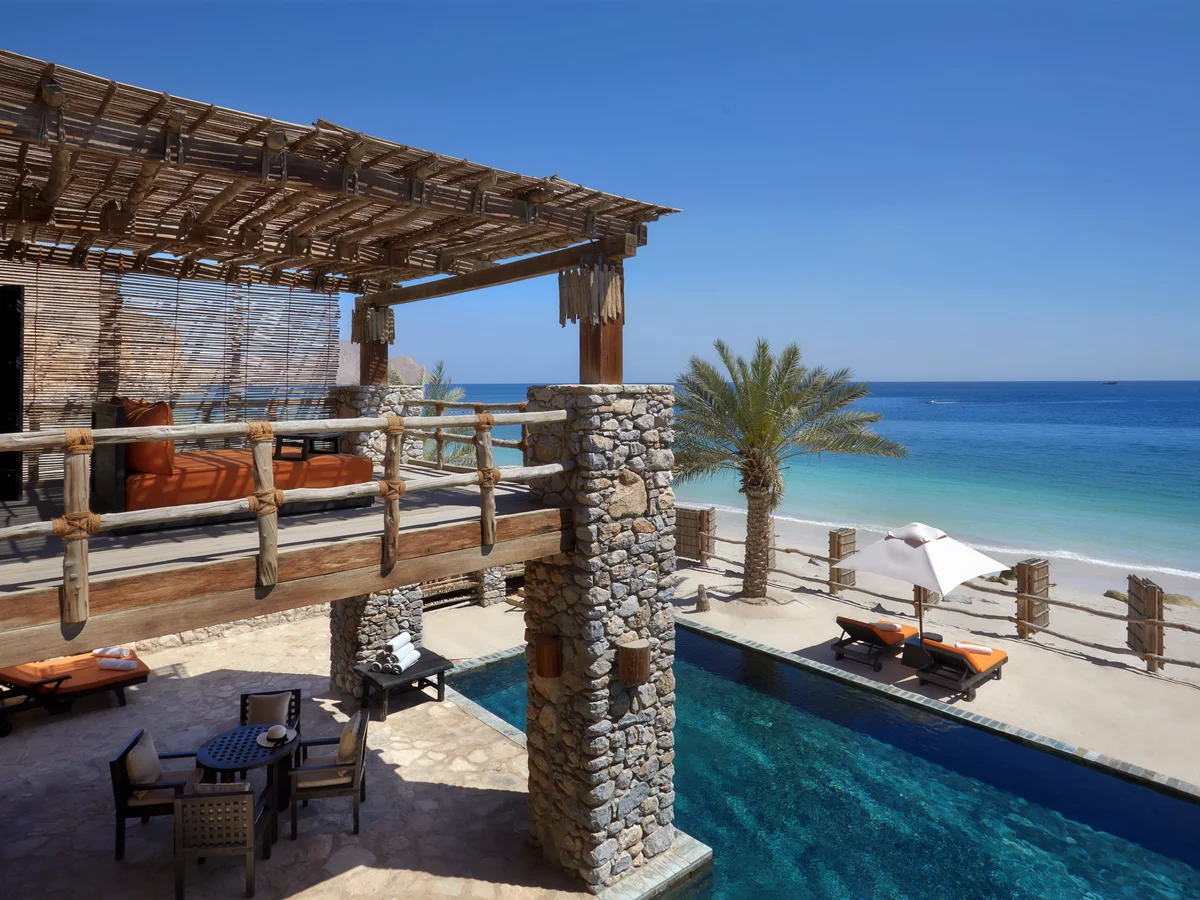 Six Senses Zighy Bay corporate offsite setting