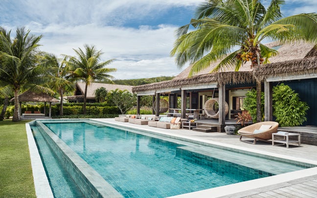 Three-Bedroom Beachfront Pool Residence